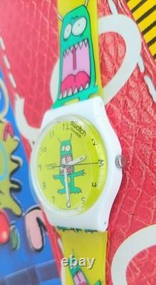 Swatch Watch GERMAHOLIC gw149 2009 Specials Rare Swiss Made New Old Stock