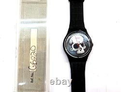 Swatch Watch SKULLING TIME GB220 New Old Stock 2004 with Case Treasure Hunt NOS