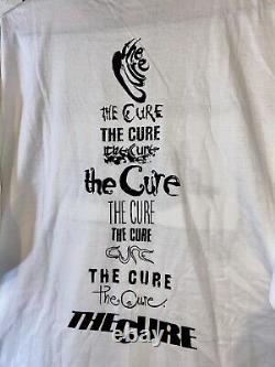 THE CURE XL NOS Band Photo Ringer Tee Tour Shirt Robert Smith Emo VHTF RARE OOP