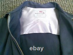 TRUE Vtg 50's NORTEX Men's Rockabilly Navy Short Zip Jacket Ricky NOS NWOT S