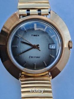 Timex Electric UFO FLYING DISC 1970'S NEW OLD STOCK WORKING PERFECTLY NOS