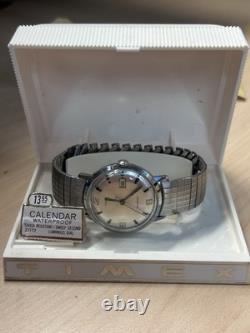 Timex Marlin Mechanical Wind Men's Watch Vintage NOS
