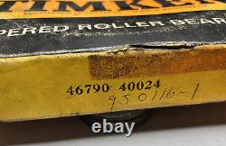 Timken 46790-20024 Tapered Roller Bearing New Old Stock Made In USA