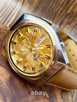 Tressa Lux Crystal Automatic Watch Swiss 1970s Vintage NOS Cal AS 5206 #5685
