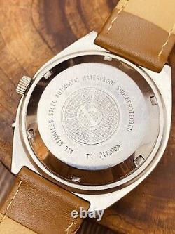 Tressa Lux Crystal Automatic Watch Swiss 1970s Vintage NOS Cal AS 5206 #5685