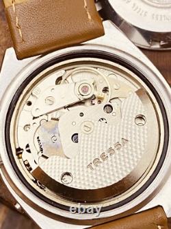 Tressa Lux Crystal Automatic Watch Swiss 1970s Vintage NOS Cal AS 5206 #5685