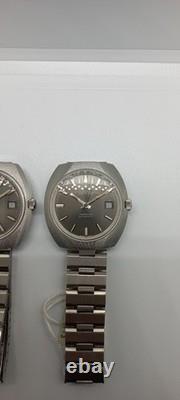 Two Glycine automatic watches, vintage New Old Stock (NOS) models. (Compresor)