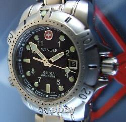 ULTRA Rare NEWithNOS WENGER GST SEA Swiss Army SmallRatchet BezelFULL KitMust C