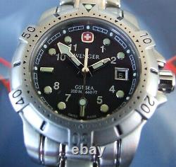 ULTRA Rare NEWithNOS WENGER GST SEA Swiss Army SmallRatchet BezelFULL KitMust C