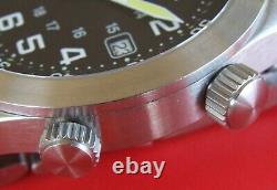 ULTRA Rare NOS Men SWISS ARMY AIRBOSS 1st GEN AIR FORCE MACH 2SapphireBracelet