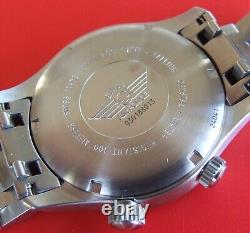 ULTRA Rare NOS Men SWISS ARMY AIRBOSS 1st GEN AIR FORCE MACH 2SapphireBracelet