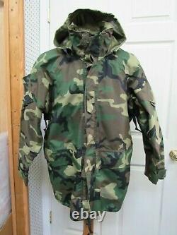 New US Army Cold Wet Weather Gen 1 ECWCS Woodland Goretex Parka Jacket Coat