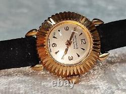 Unique Movado Nos (new Old Stock) Vinatge 18k Solid Gold Wristwatch