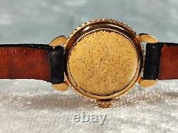 Unique Movado Nos (new Old Stock) Vinatge 18k Solid Gold Wristwatch