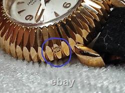 Unique Movado Nos (new Old Stock) Vinatge 18k Solid Gold Wristwatch