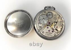 VINTAGE GRUEN PRECISION POCKET WATCH 6497r ORIGINAL W BOX NEWithOLD STOCK 1960's