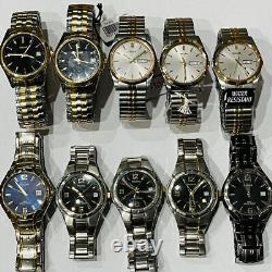 VINTAGE MENS PULSAR LOT-STORE DISPLAY/NOS/USED (10 Watches) LOT-03