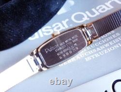 VINTAGE Pulsar Rare QUARTZ New Old Stock LADIES WRISTWATCH V220-5150 Boxed