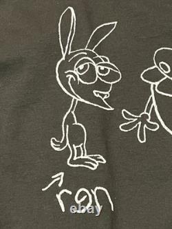 VINTAGE REN AND STIMPY SHIRT MADE IN USA? NEW OLD STOCK MEN'S LARGE 90s
