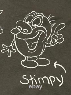 VINTAGE REN AND STIMPY SHIRT MADE IN USA? NEW OLD STOCK MEN'S LARGE 90s
