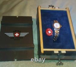 VINTAGED SWISS ARMY Womans airfore pilots watch New old stock