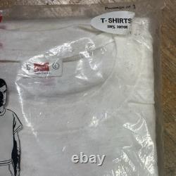 VTG 60s Hanes 3-Pack T-Shirts Men's L Blank White Undershirt NOS SEE PHOTOS
