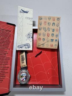 VTG Fossil Spiderman Watch 1994 Limited Edition Collectors Series Vol 2 NOS