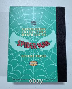 VTG Fossil Spiderman Watch 1994 Limited Edition Collectors Series Vol 3 NOS