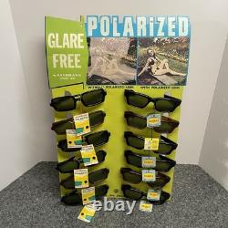 VTG New Old Stock Bachmann Solarex Polarized Sunglasses Store Display RARE FIND