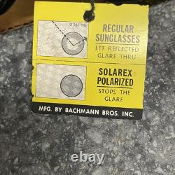VTG New Old Stock Bachmann Solarex Polarized Sunglasses Store Display RARE FIND