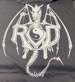 VTG Y2K WWE RVD Rob Van Dam Skeletal Dragon Shirt Size XL-New Old Stock