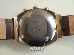 Veglia chronograph SW 500 swiss Louis Vuitton new old stock vintage wrist watch