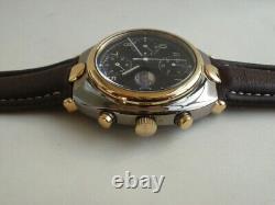 Veglia chronograph SW 500 swiss Louis Vuitton new old stock vintage wrist watch