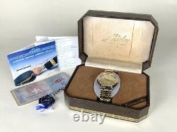 Very Rare Vintage Mido Commander Datoday Watch 8439 NOS with Box & Paper
