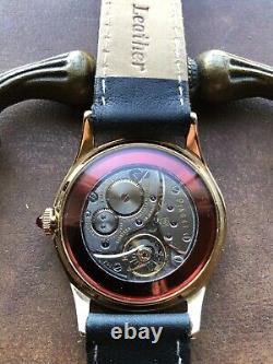 Very Rare Vintage Piaget Manual Wind In NOS GF Skeleton Back Swiss Made Watch