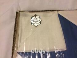 Vintage 100% Pure Irish Linen TABLECLOTH 52 x 52 SET with 4 Naps New Old Stock