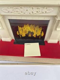 Vintage 1950's Longines Animated Fireplace Display New Old Stock