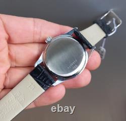 Vintage 1960's Military Watch Unitas 6325 Wehrmachtswerk 34mm Unworn NOS
