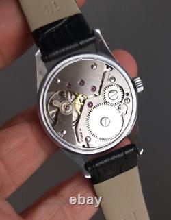 Vintage 1960's Military Watch Unitas 6325 Wehrmachtswerk 34mm Unworn NOS