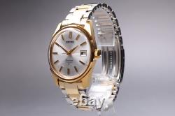 Vintage 1969 NOS Seiko Sportsman 6602-9982 Gold 35mm Hand Winding Men's Watch