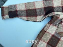 Vintage 1970s Woolrich Plaid Wool Style 70 Flannel Shirt Men M NEW OLD STOCK