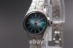 Vintage 1973 NOS with Tag SEIKO Bracelet 11-0730 Green Manual Ladies Watch JAPAN