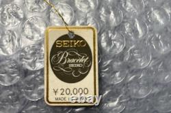Vintage 1973 NOS with Tag SEIKO Bracelet 11-0730 Green Manual Ladies Watch JAPAN