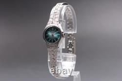 Vintage 1973 NOS with Tag SEIKO Bracelet 11-0730 Green Manual Ladies Watch JAPAN