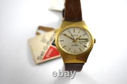 Vintage 1977 N7 Bulova Set-o-matic Automatic Dial-Day NOS Wrist Watch lot. Wp