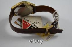 Vintage 1977 N7 Bulova Set-o-matic Automatic Dial-Day NOS Wrist Watch lot. Wp