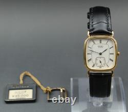 Vintage 1980 NOS with Tag SEIKO Chariot 2628-5000 Small Second Roman Quartz Men