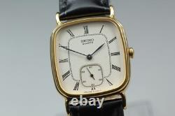 Vintage 1980 NOS with Tag SEIKO Chariot 2628-5000 Small Second Roman Quartz Men
