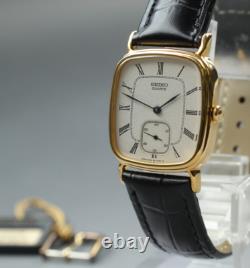 Vintage 1980 NOS with Tag SEIKO Chariot 2628-5000 Small Second Roman Qz Men's