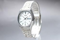 Vintage 1982NOS TOP MINT Tag SEIKO Type II 7123-7080 KANJI Qz Mens Watch JAPAN